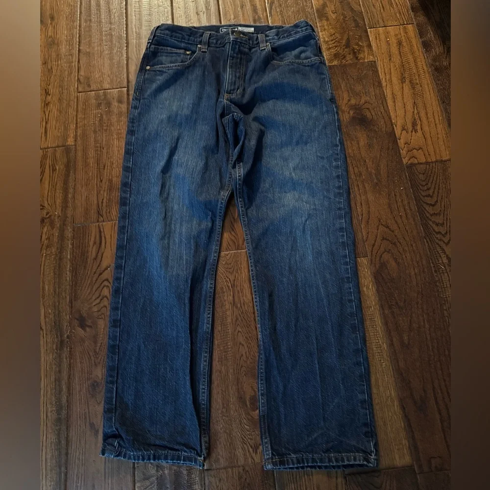 Carhartt Men's Relaxed Fit Blue Jeans Size 34X30